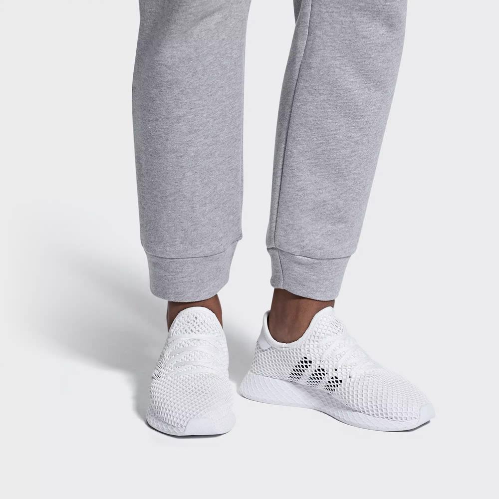 Adidas Deerupt Runner Tenis Blancos Para Hombre (MX-88928)